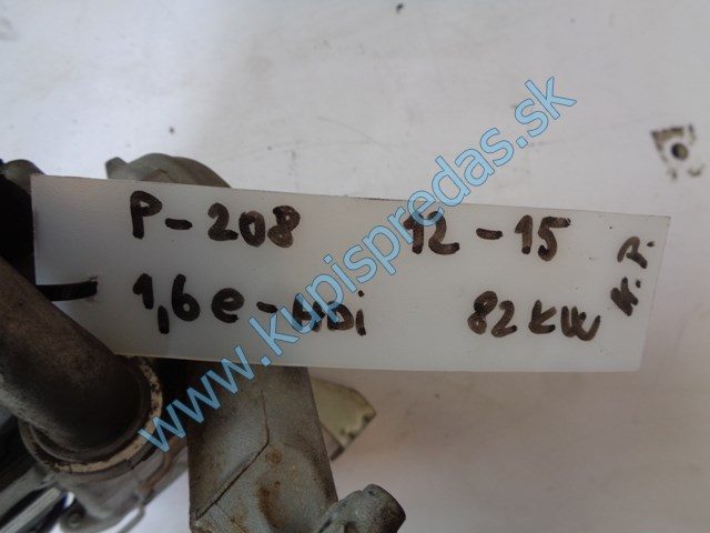 egr ventil na peugeot 208 1,6hdi, 9671187780, 327621748614